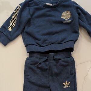 Adidas Kids 3-6 months Navy Sweatpants & Joggers Set